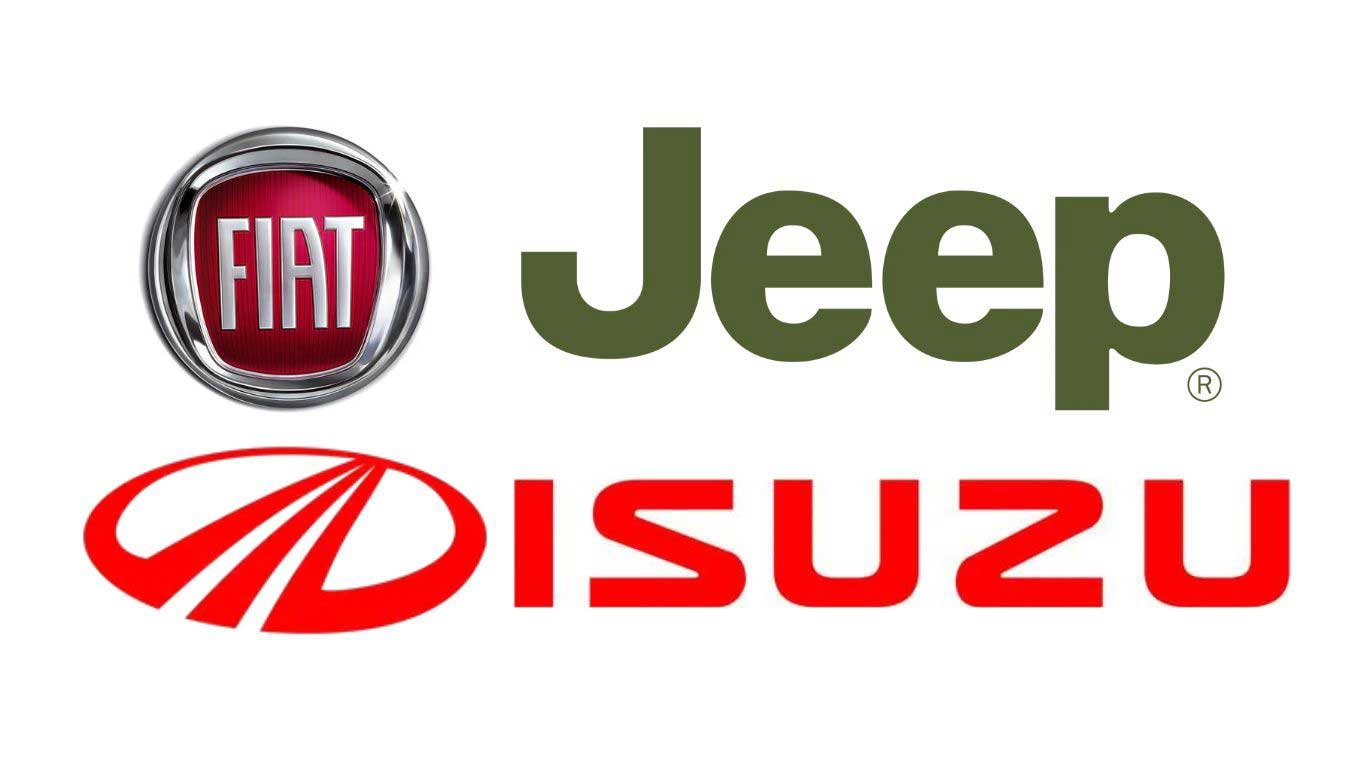 Fiat,Jeep,Mahindra and Isuzu