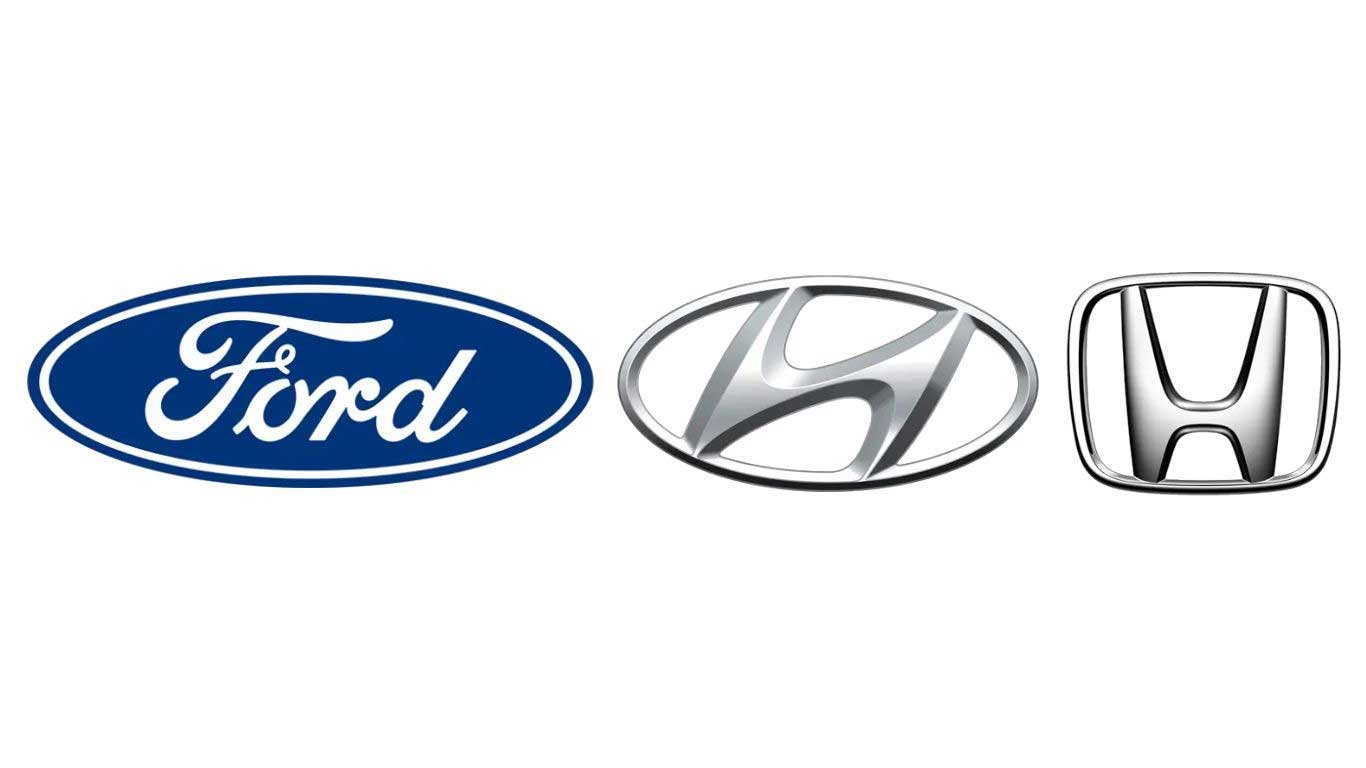 Ford,Hyundai and Honda