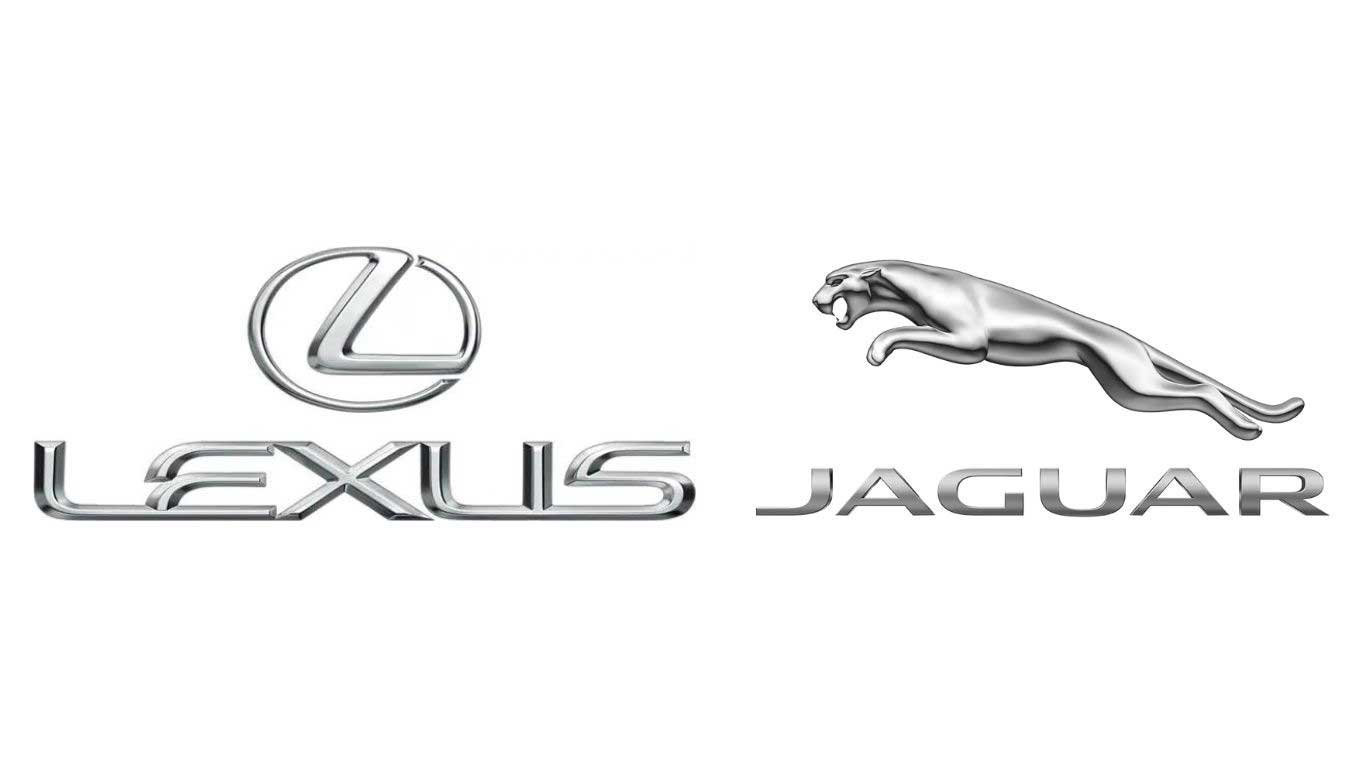 Lexus and Jaguar