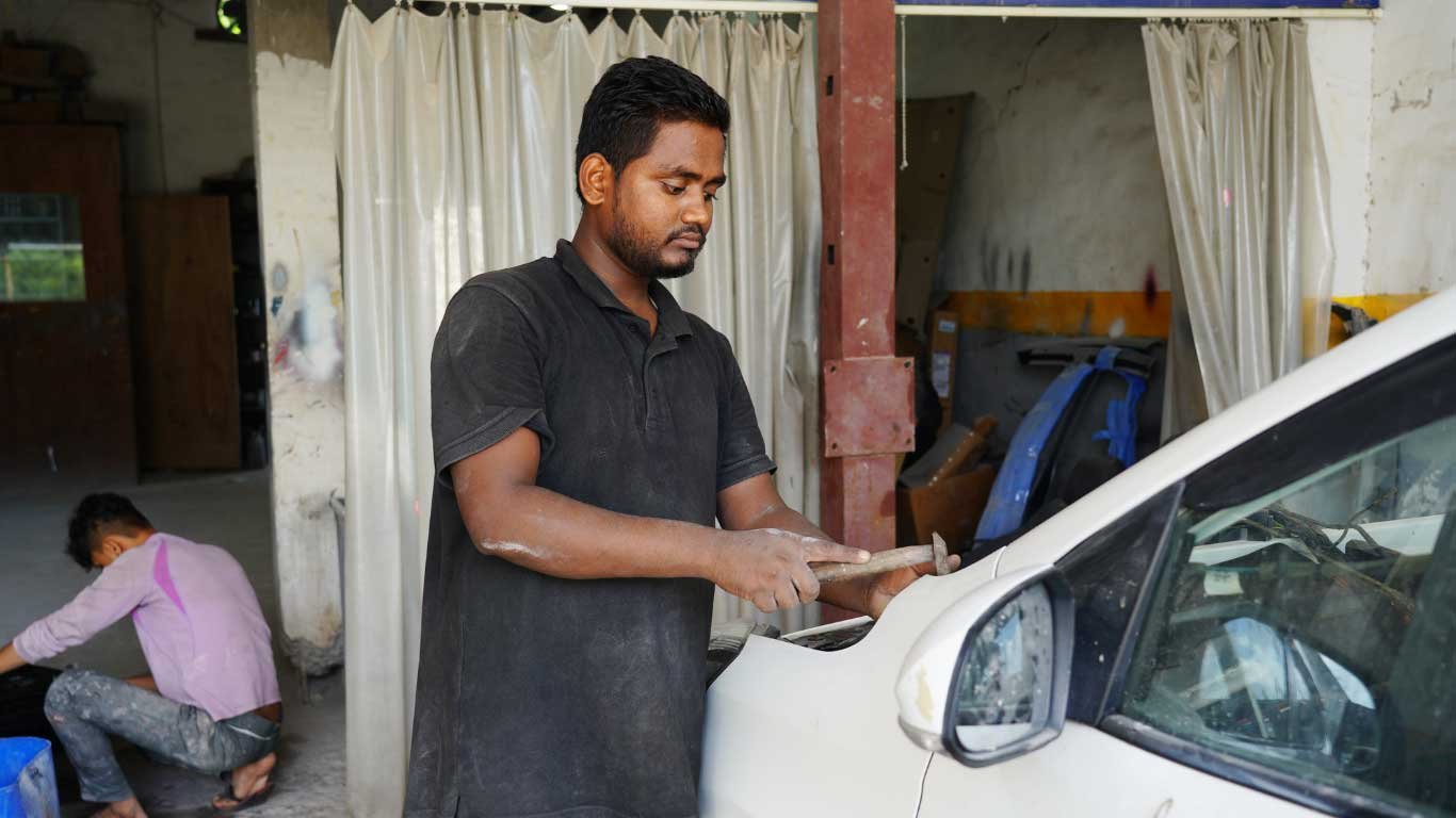 Fixing Car Denting